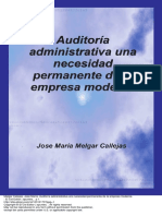 Auditor A Administrativa Una Necesidad Permanente de La Empresa Moderna 1 To 16