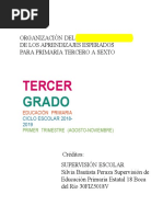 Aprendizajes 3-6 Primer Trimestre