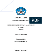 Modul Ajar Kurikulum Merdeka: Ilmu Pengetahuan Alam Dan Sosial (IPAS)