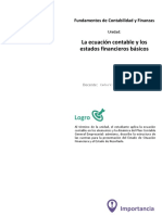 La Ecuación Contable y Los Estados Financieros Básicos: Fundamentos de Contabilidad y Finanzas