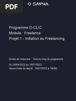 Projet 1 - FREELANCE