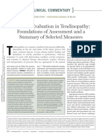 Outcome Evaluation in Tendinopathy