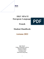 French Student Handbook (Autumn 2022)