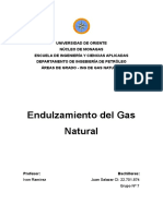 Endulzamiento Del Gas Natural Ivo