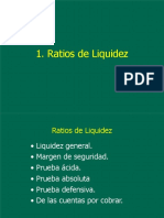 Formulas de Tipos de Ratios