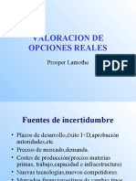 Valoración de Opciones Reales