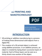 3D Printing and Nanotechnology