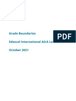 2110 IAL Subject Grade Boundaries