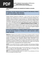 Proceso Reivincatoria de Dominio de Bien Inmueble Urbano de Enderson Gabriel Gomez Fernandez PDF