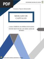 Grupo 5. Caracteristicas Operaciones e Instrumentos Del Mercado de Dinero