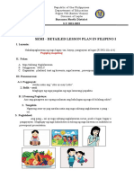 Cot Filipino Lesson Plan