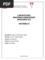 Maquinas Asincronas (Maquinas Ac) Informe #3: Laboratorio