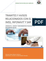 Tramites y Avisos Relacionados Con El RFC, IMSS, InFONAVIT y SAR.