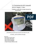 Practica 6 Determinacion Del Contenido de Acido en El Vinagre