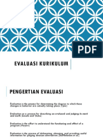 Evaluasi - Kurikulum