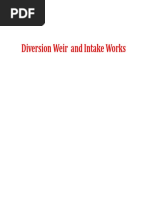 AK - Design of Diversion Weir and Intake Works Jan 2020