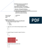 Soal PAS Matematika Kelas 1