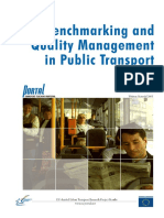 Benchmarking and Quality Management in Urban Public Transport