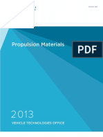 2013 Progress Report For Propulsion Materials