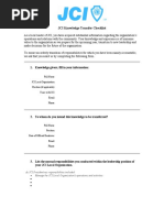 JCI Knowledge Transfer Template