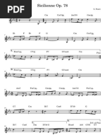 Sicilienne Op. 78: CM CM Cm7/B Am7 5 GM/B