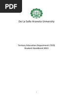 DLSAU TED Student Handbook 2021