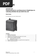 Siemens SIWAREX PLC Based Weighing Modules Manual 4