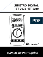 Manual Do Multímetro
