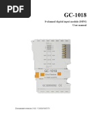 GC-1018 8-ch Digital Input Module User Manual