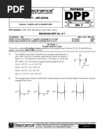 Physics Revision Dpp-7 English