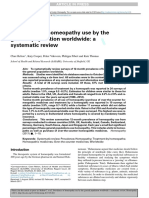 Prevalence of Homeopathy Use by The General Population Worldwide: A Systematic Review