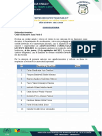 Convocatoria Docentes