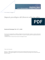 Impacto Psicologico Divorcio Niños Serrano