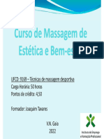 Apresentação e História Da Massagem