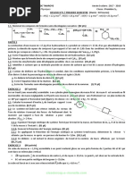 Devoir II 1ere s1 Ltye 2017 2018