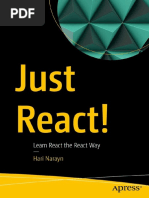 Narayn H. Just React. Learn React The React Way 2022