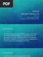 Matriz Insumo Producto