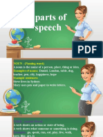 8 Parts of Speech Grammar Drills Grammar Guides Sentence Transformat - 117093