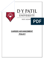 Career Advancement Policy