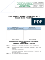 04 CHP-RISST REGLAMENTO INTERNO DE SEGURIDAD Y SALUD EN EL TRABAJO-Rev 00