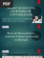 Matriz de Risco - Escritório de Contabilidade