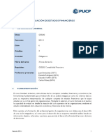 Evaluacion de Estados Financieros - GES242 2021 1