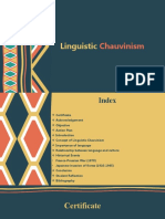 Linguistic Chauvinism