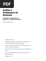 Introdução À Engenharia de Software e À Análise de Sistemas