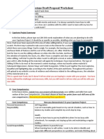 CLC 12 - Capstone Draft Proposal Worksheet