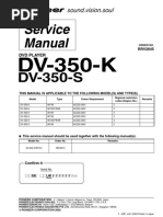 Pioneer Dv-350 Service Manual