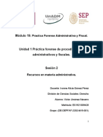 Módulo 19.: Practica Forense Administrativa y Fiscal