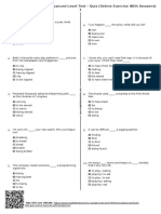 335 Gerunds and Infinitives Advanced Level Test Quiz Online Exercise With Answers 1