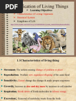 1 IGCSE Classification of Living Thing 2023