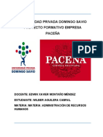 Proyecto Empresa Paceña 100